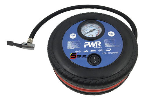 Calibrador E Mini Compressor De Penu Portátil Automotivo 12v