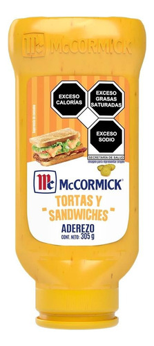 7 Pza Aderezo De Mayonesa Mccormick Para Tortas Y Sándwiches