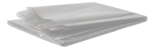 Papel Celofane 85cm X 100cm - 10 Unidades - Incolor Cor Transparente