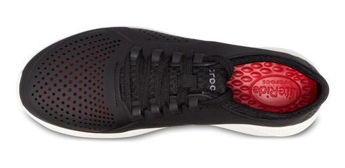 Imagem 5 de 7 de Crocs Literide Pacer Preto/branco