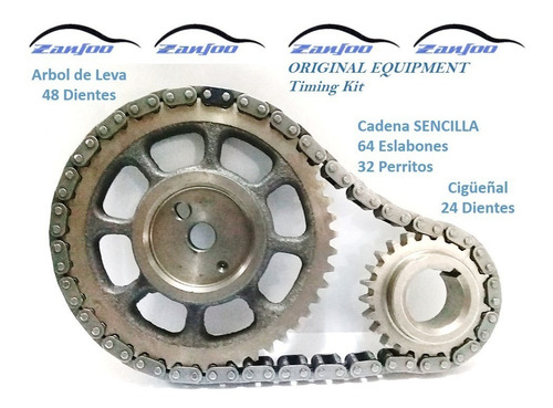 Kit Cadena Tiempos Jeep Cherokee 242 4.0 1999 2000 2001 2002