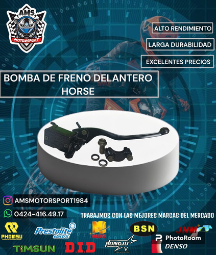 Bomba De Freno Delantero Horse 