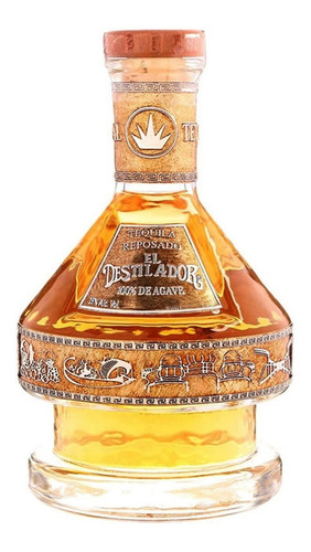 Tequila El Destilador Reposado 100% De Agave 750 Ml