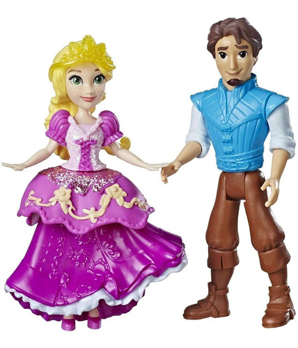 Rapunzel Eugene Fitzherbert 2 Muñecos Reales Clips Cli...