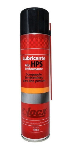 Lubricante Sintetico Alta Performance Hps Aerosol 419ml Locx