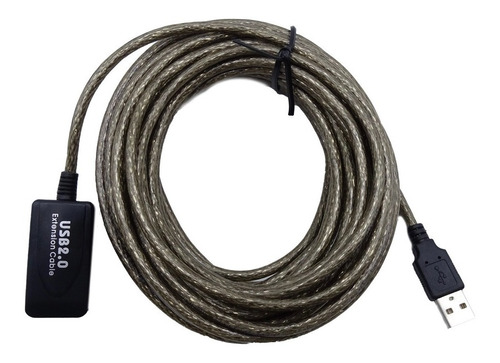 Cable Extension Usb Activo 2.0 De 10 Metros 480 Mbps Kashima