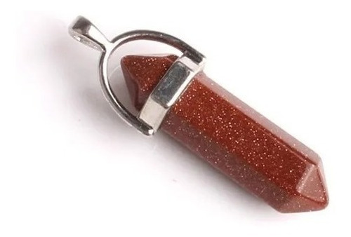 Imagen 2 de 4 de Dije Biterminal De Piedra Semipreciosa - Pacha Kuyuy