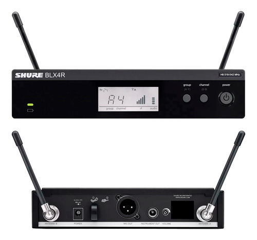 Microfone De Mão Sem Fio Blx24rbr/b58 M15 Profossional