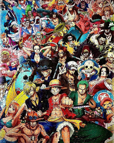 Rompecabezas 1000 Piezas Serie One Piece Anime D Luffy
