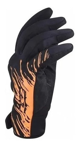 Imagen 4 de 7 de Guantes Moto Cortos Ls2 Jet Negro Naranja Cuotas