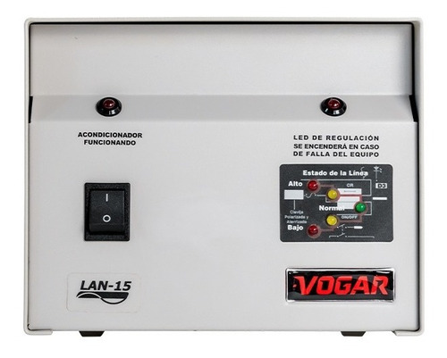 Imagen 1 de 3 de Regulador Electrónico De Voltaje Vogar® Monofásico 5 Kva
