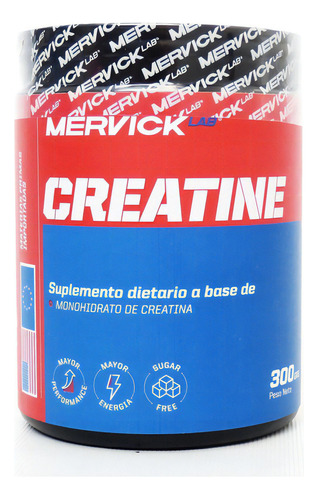 Potenciador Creatina X 300grms Mervick Suplementos Sabor Neutro