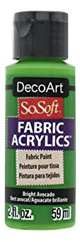 Pintura - Deco Art Sosoft Fabric Acrylic Paint 2oz-bright Av