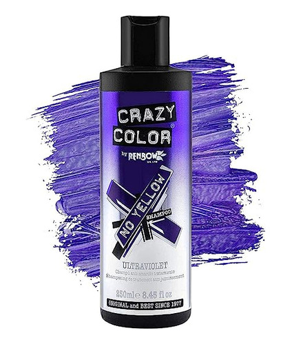 Crazy Color Purple Shampoo For Blonde Hair - Eliminates Bras