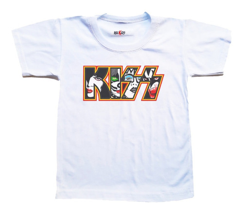 Remera Niño Kiss Logo