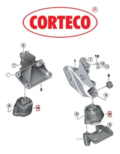 22116760330 Soporte De Motor Bmw 1/3/x1/z4