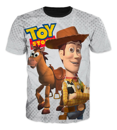 Camiseta Con Ilustración Toy Story + Modelos Disponibles