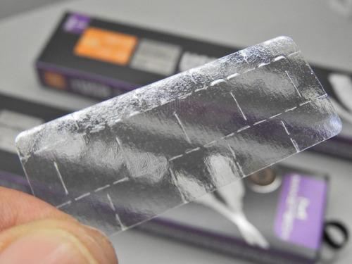 Lacre Transparente Picotado 50x20mm Personalizado 500 Uind