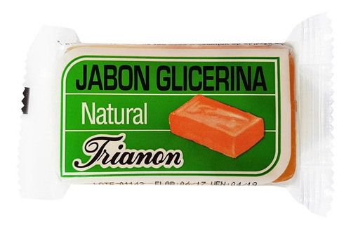 Jabon Glicerina Natural Trianon De 100 Gramos
