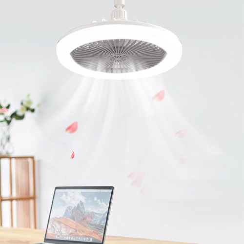 Lámpara De Techo Con Ventilador De Techo Con Luz Integrada