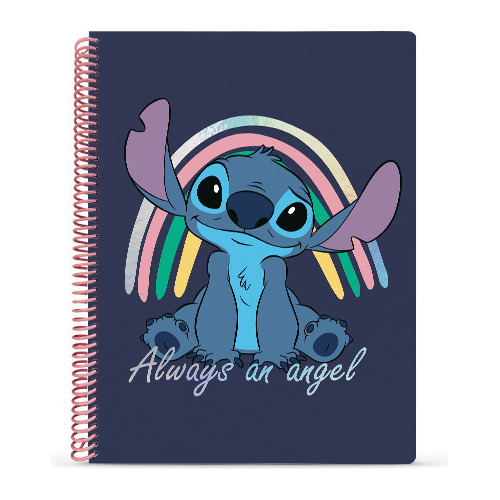 Cuaderno Universitario A4 Mooving Rayado Stitch - Angel