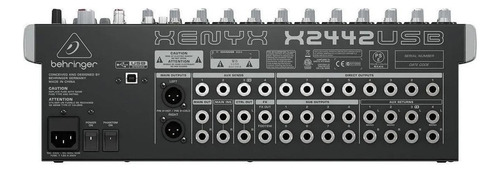 Consola Behringer X2442usb Xenyx De Mezcla 100v/240v