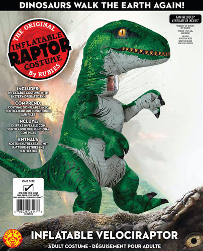 Disfraz Inflable De Dinosaurio Para Adultos Halloween