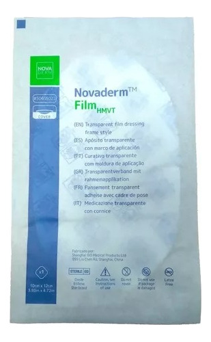 10 Apositos Film Transparente 10x12cm Novaderm