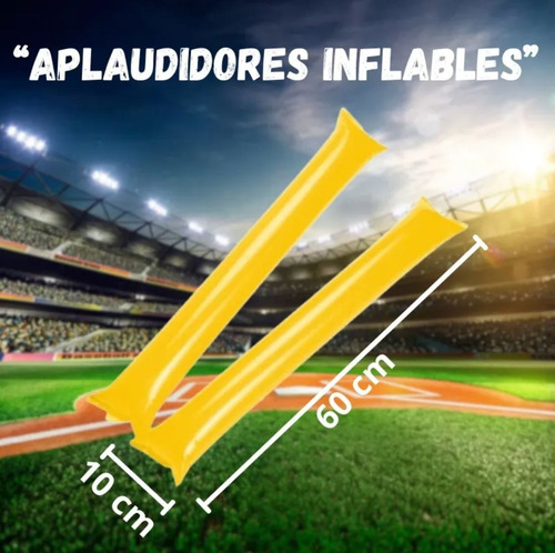 60 Pares Aplaudidores Inflabes Fiesta Estadio Evento Colores Morado