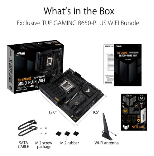 Placa-mãe Asus Tuf Gaming B650-plus Wifi Socket Am5 | Parcelamento
