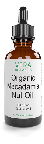 Aceite De Nuez De Macadamia Organico De Vera Botanics 100% P