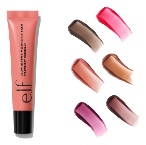 Elf Glow Reviver Melting Lip Balm Gloss Balsamo Con Aroma Strawberry Shortcake