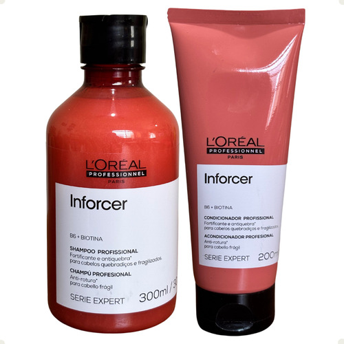 Loreal Kit Shampoo Condicionador Inforcer Suplemento Força