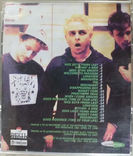 Cd Green Day - Nice Guys Finish Last | MercadoLivre