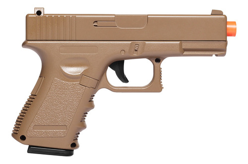 Pistola De Airsoft Spring G15d Desert Full Metal 6mm - Galaxy