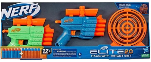 Nerf Elite 2.0 Juego De Objetivos Face Off Pistolas Lanzador