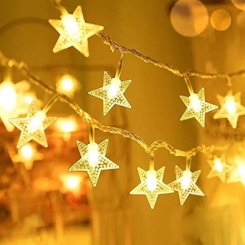 Luces Decorativas Navidad Fiestas Bodas Cumpleaños Estrellas