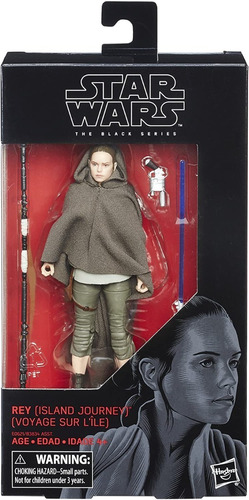 Star Wars Black Series Rey Isla Journey Figura De Acción