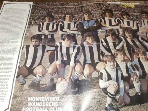Poster Mundocolor Sports Wanderers 1982 R. Perdomo J.tejeda 