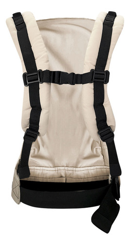 Portabebé Ergonómico Gabardina Lisa La Rebozería Nukú Color Beige