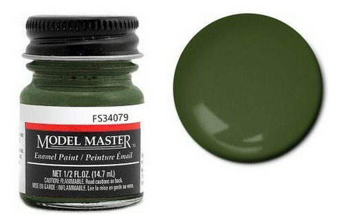 Verde Oscuro Esmalte De Pintura 0.5 Oz Fs 34079.