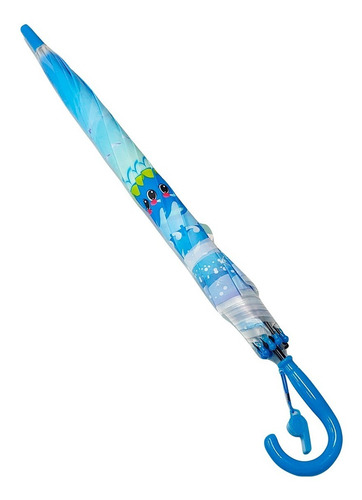 Paraguas Infantiles Animales Ballena Azul Original Dc 65 Cm