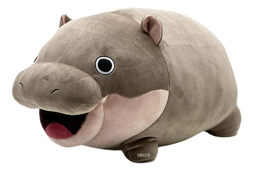 D M Sroje Cojín De Peluche De Juguete De Hipopótamo Moo Deng
