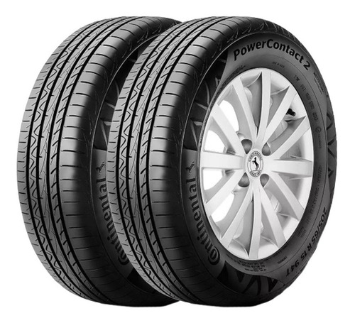 Kit X2 Neumaticos 185/60r14 82h Continental Power Contact 2