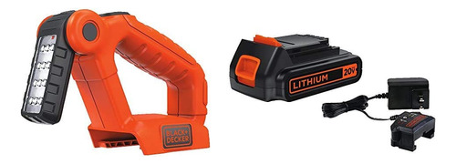 Black+decker Luz Trabajo Led 20 V Max Bateria Litio Cargador