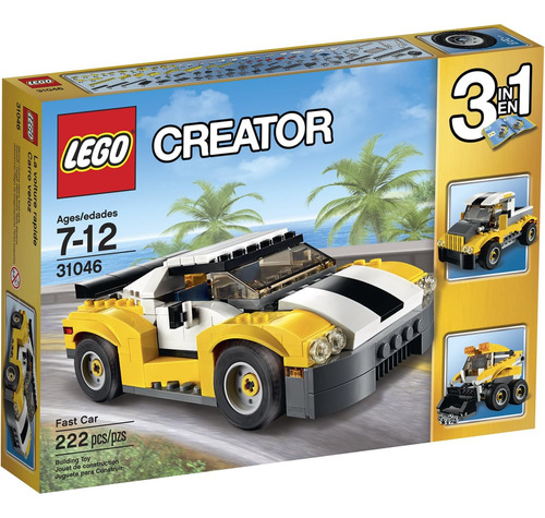 Set Juguete De Construcción Lego Creator Fast Car 31046