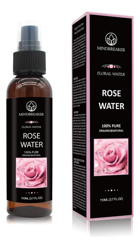 Agua De Rosas  Grado Terapéutico, Pura, Búlgara, Sin H.