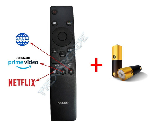 Control Generico Compatible Samsung Smart Tv 4k + Pilas