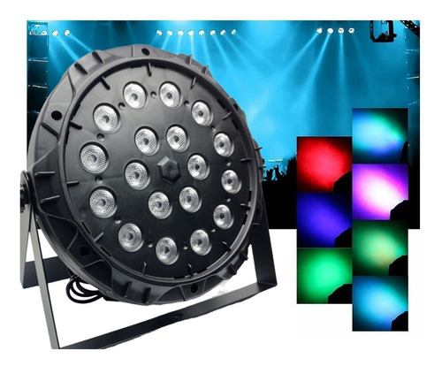 Combo Luces Led Dj Fiesta Bola + Proton 18 + Laser + Flash