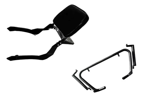 Sissy Bar Kawasaki Vulcan S 650 + Protetor Motor Tubular